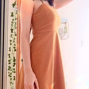 Mustard yellow dress